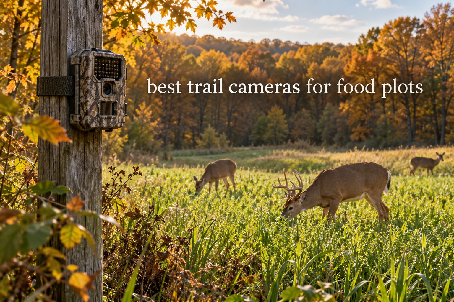 best trail cameras for food plots
