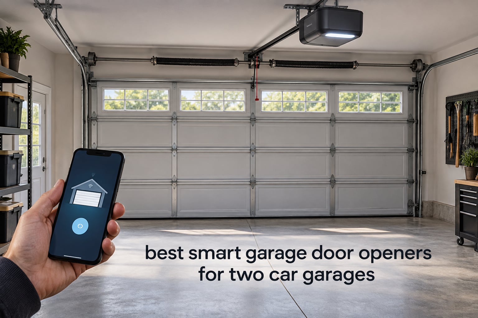 best smart garage door openers for two car garages