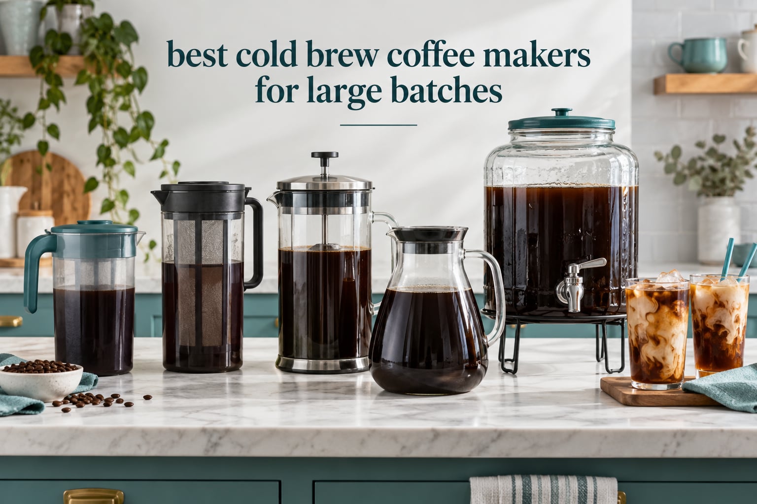 best cold brew coffee makers for large batches