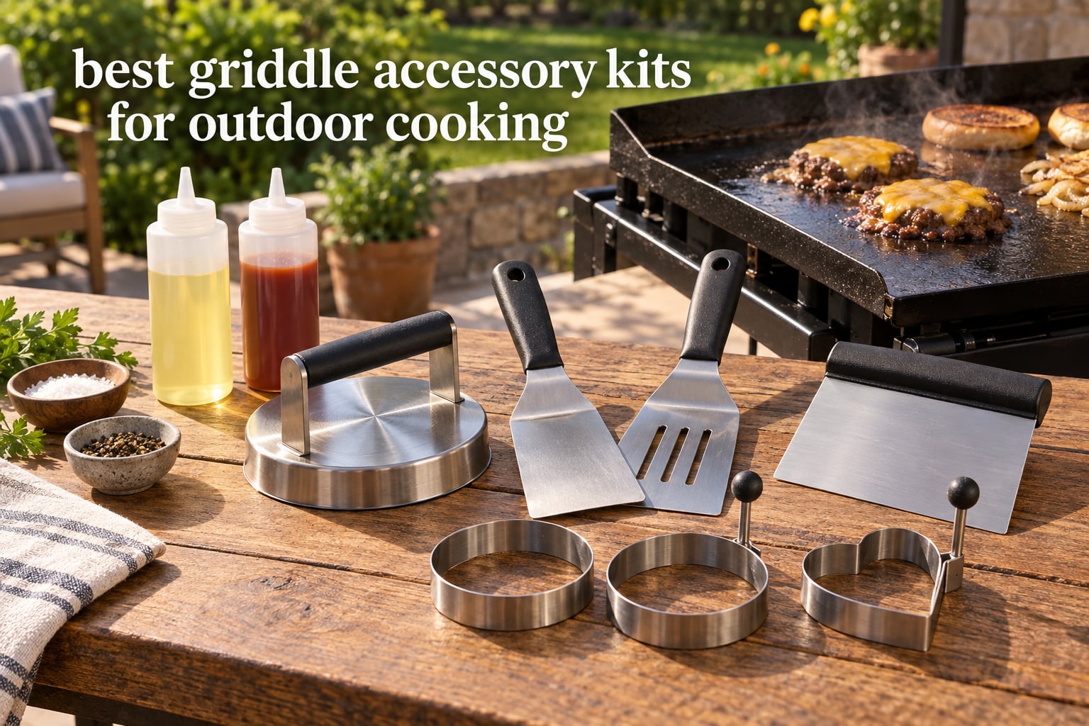 best griddle accessory kits for outdoor cooking