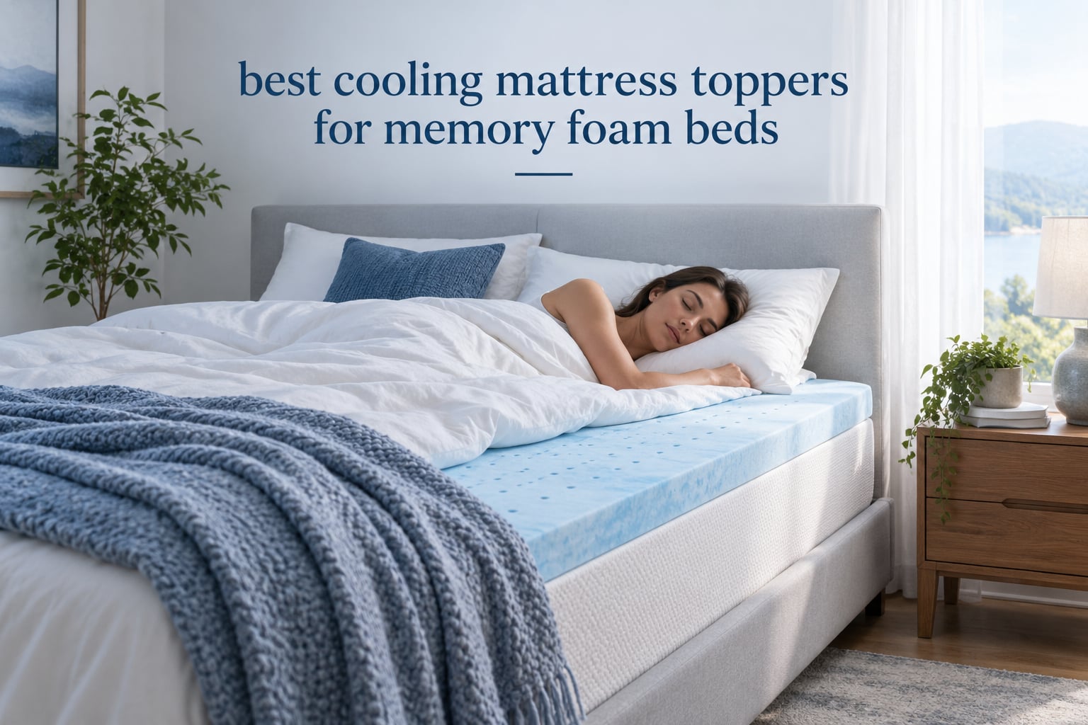 best cooling mattress toppers for memory foam beds