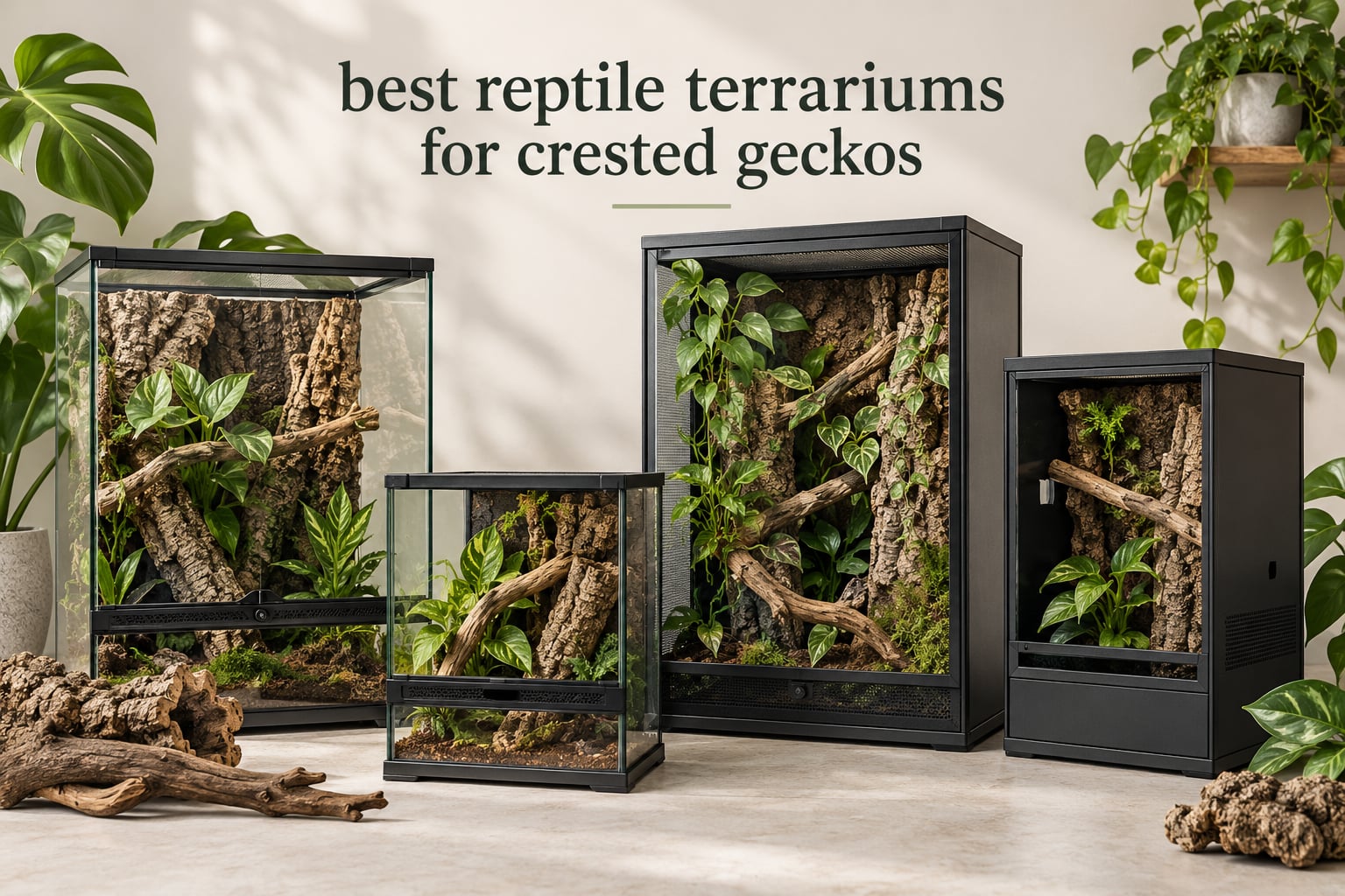 best reptile terrariums for crested geckos