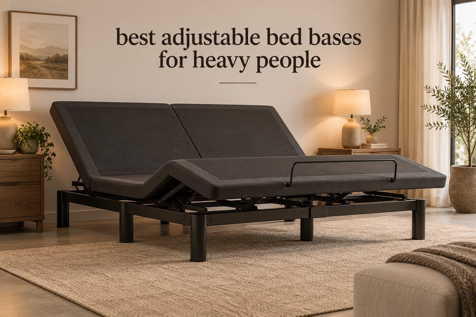 best adjustable bed bases for heavy people