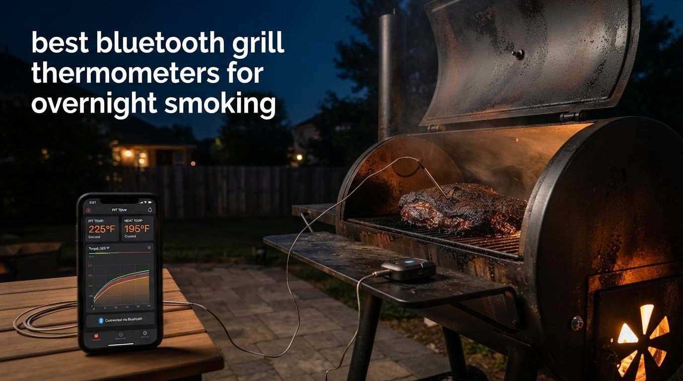 best bluetooth grill thermometers for overnight smoking