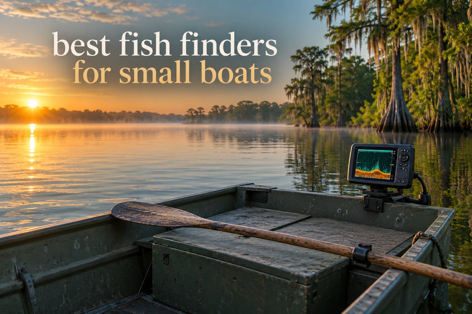 best fish finders for small boats