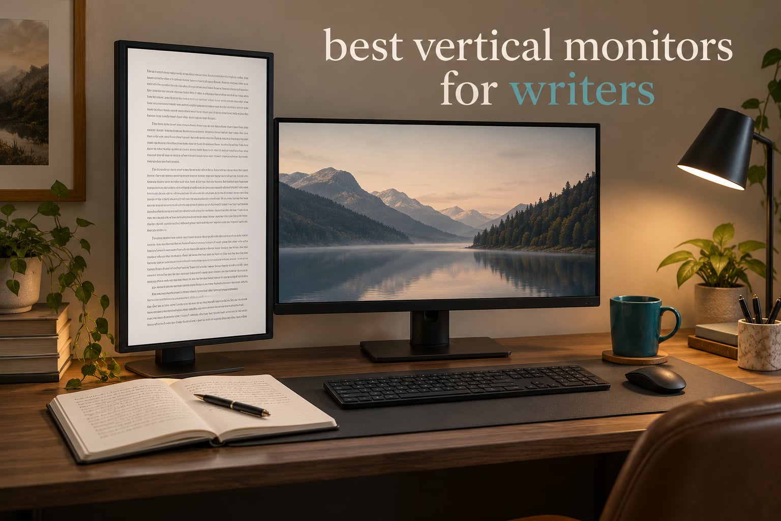best vertical monitors for writers