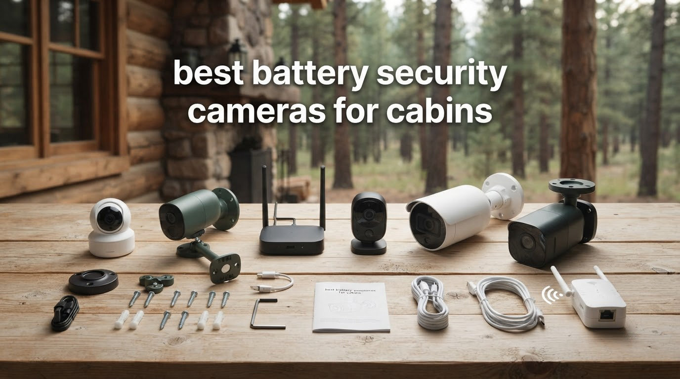 best battery security cameras for cabins