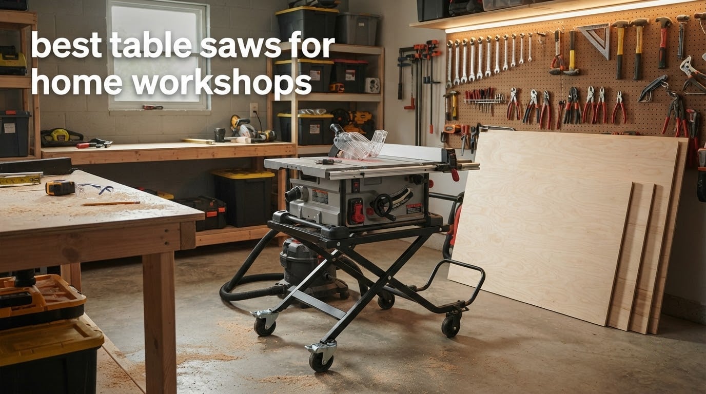 best table saws for home workshops