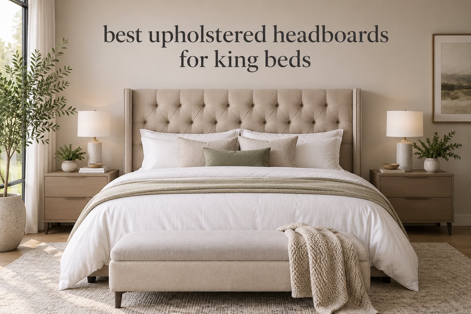 best upholstered headboards for king beds