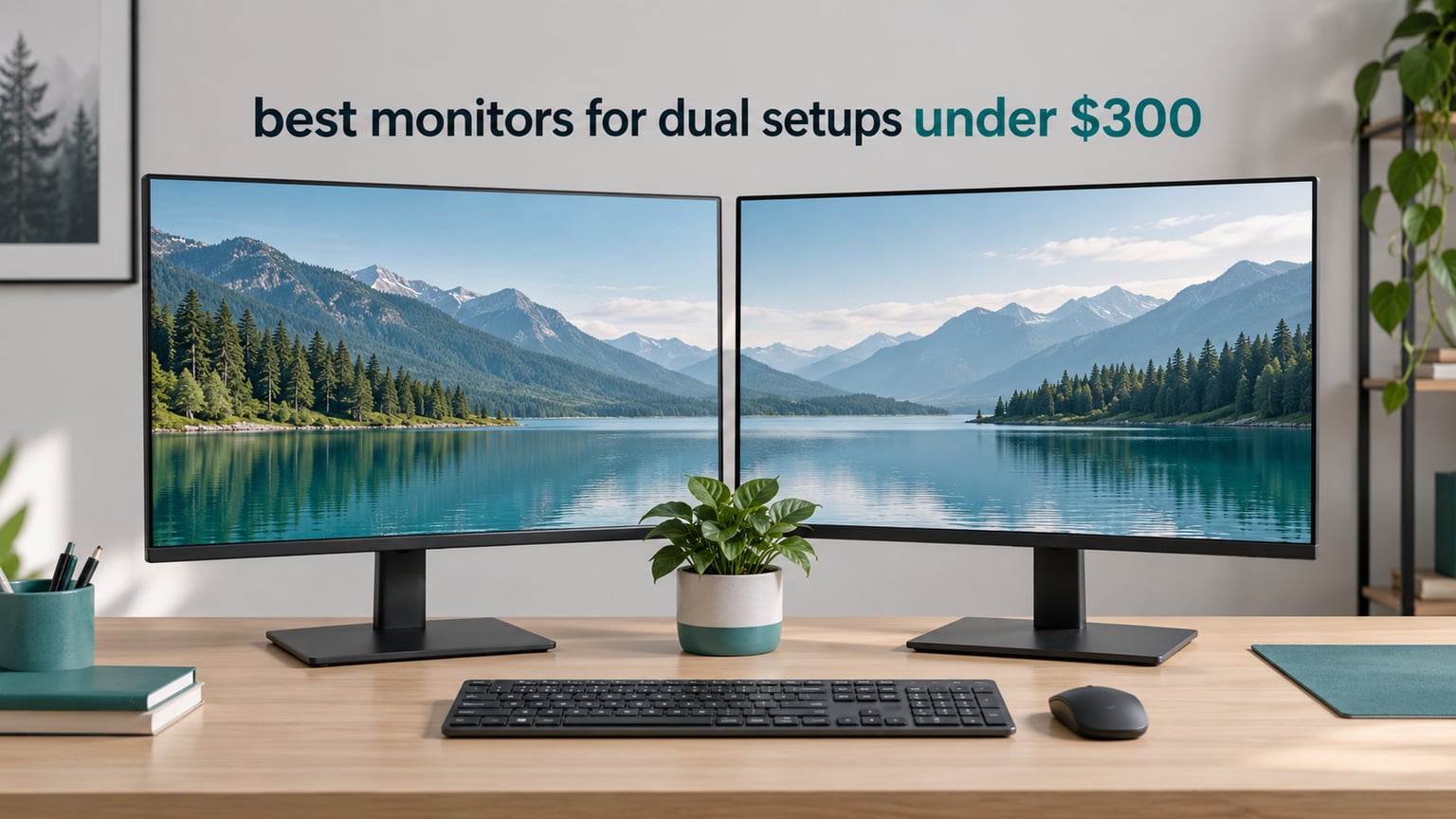 best monitors for dual setups under $300