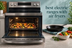 best electric ranges with air fryers