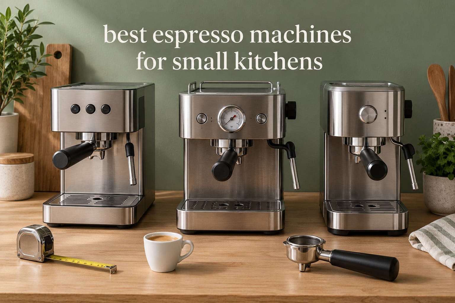 best espresso machines for small kitchens